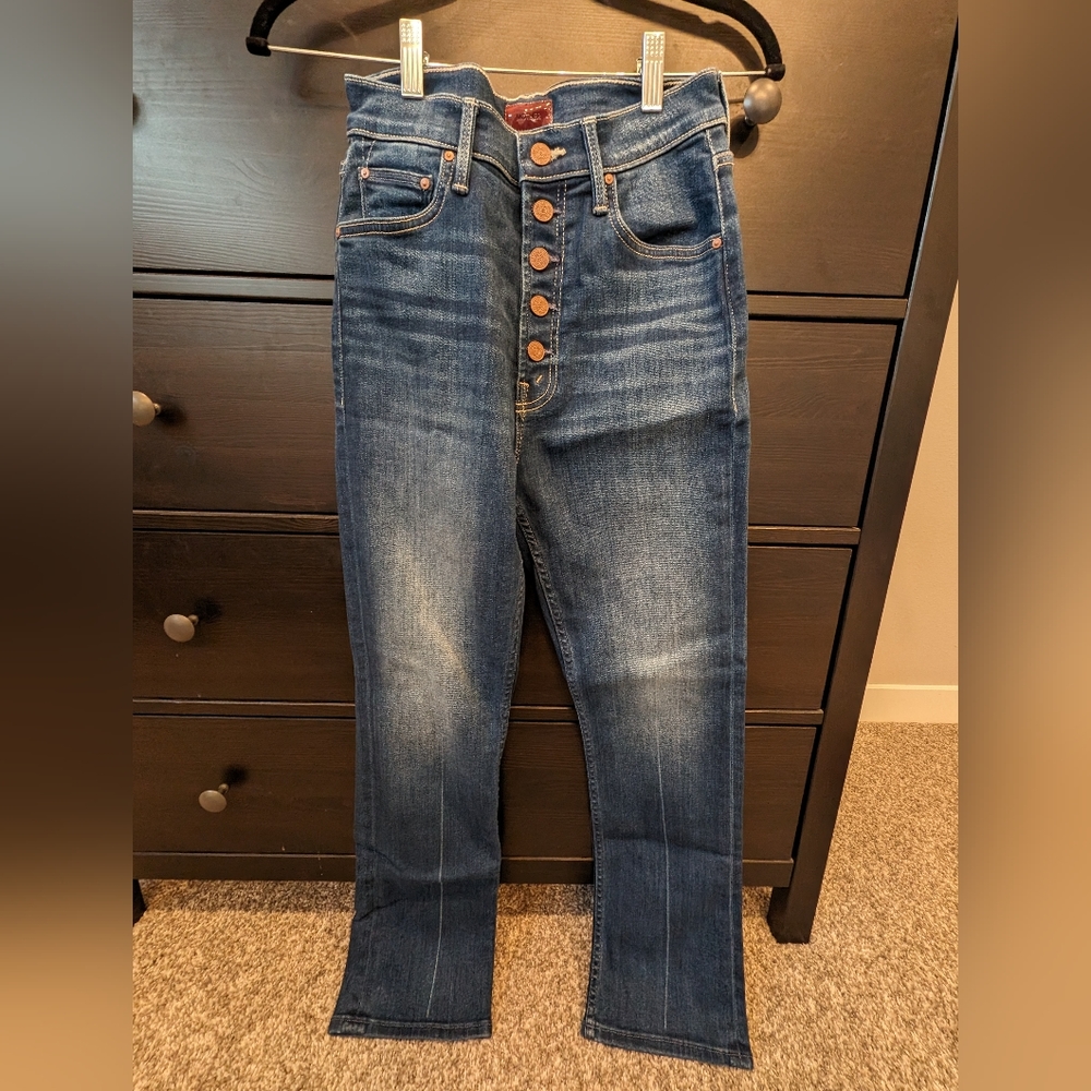 Mother Denim - The Pixie Rider Ankle in Taxi